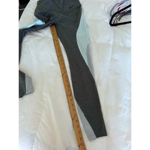 Nike Gray & Blue Legend Dri-Fit Leggings Pant Size XS - Picture 4 of 5
